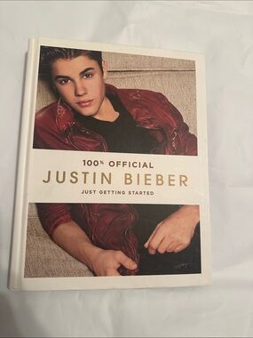 📚🎤 100% Official Justin Bieber “Just Getting Started” First Print Edition Book🎤📚